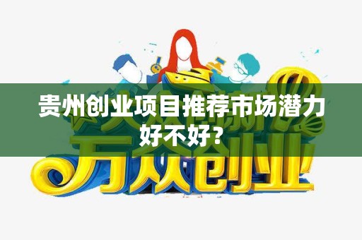 贵州创业项目推荐市场潜力好不好？