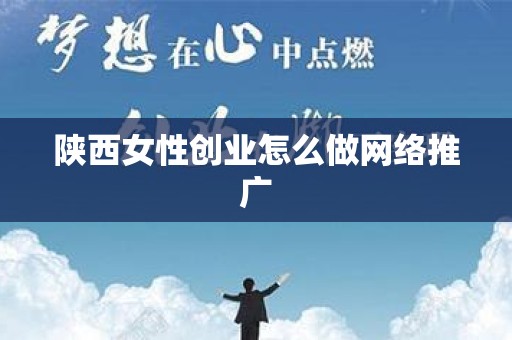 陕西女性创业怎么做网络推广