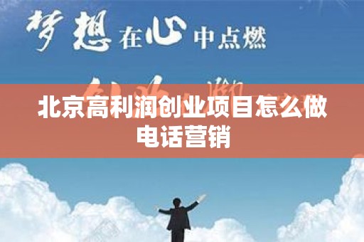 北京高利润创业项目怎么做电话营销