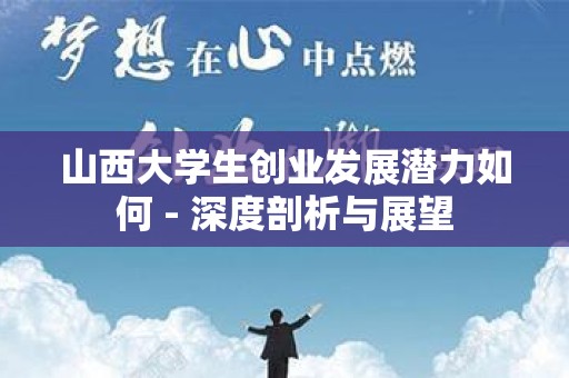 山西大学生创业发展潜力如何 - 深度剖析与展望